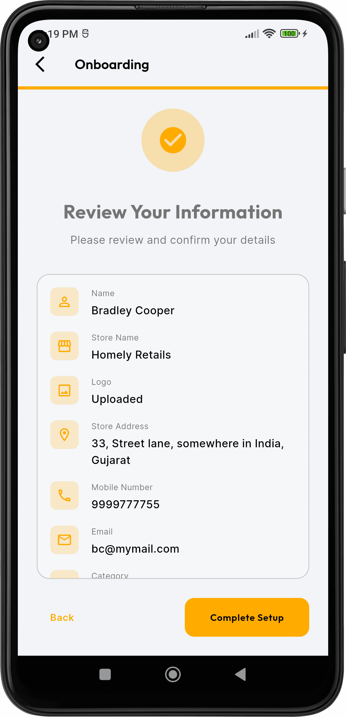 Pantalla de inicio de la app Btvois